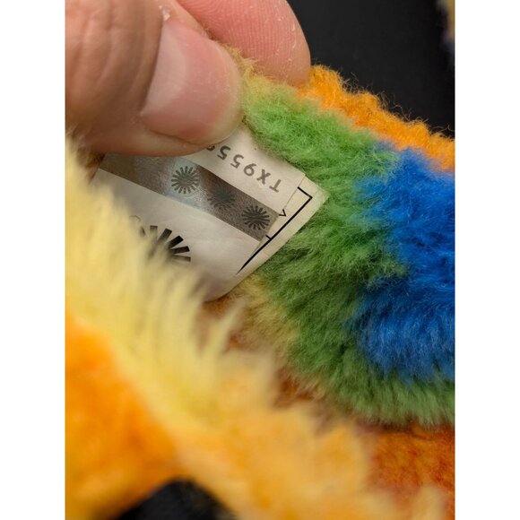 Ugg Fluff You Cali Collage Slippers Adult Size 11 Slip-On Rainbow Pride Colorful - Picture 6 of 11